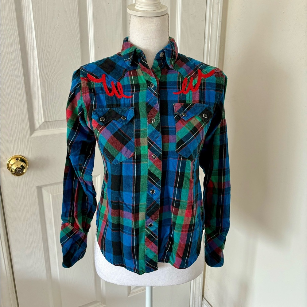 Western Denim Bank Button Down
